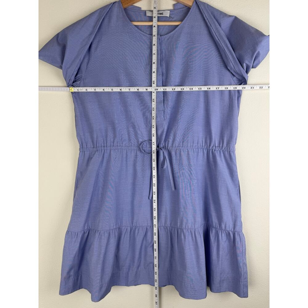 Pomander Place Do+Be Lucy Chambray Blue Tie Waist Dress M - Picture 15 of 15